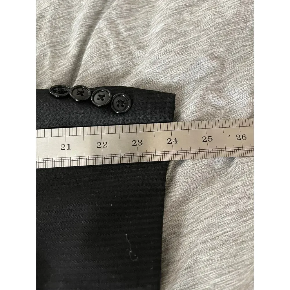 Michael Kors Men’s Black 2-Button Sport Coat Blazer Jacket See measurements